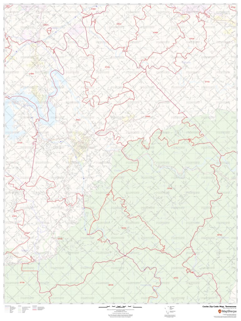 Cocke Zip Code Map, Tennessee Cocke County Zip Codes