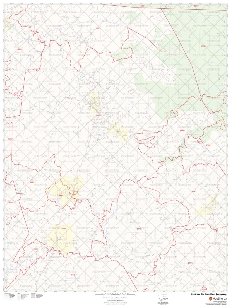Fentress Zip Code Map, Tennessee Fentress County Zip Codes