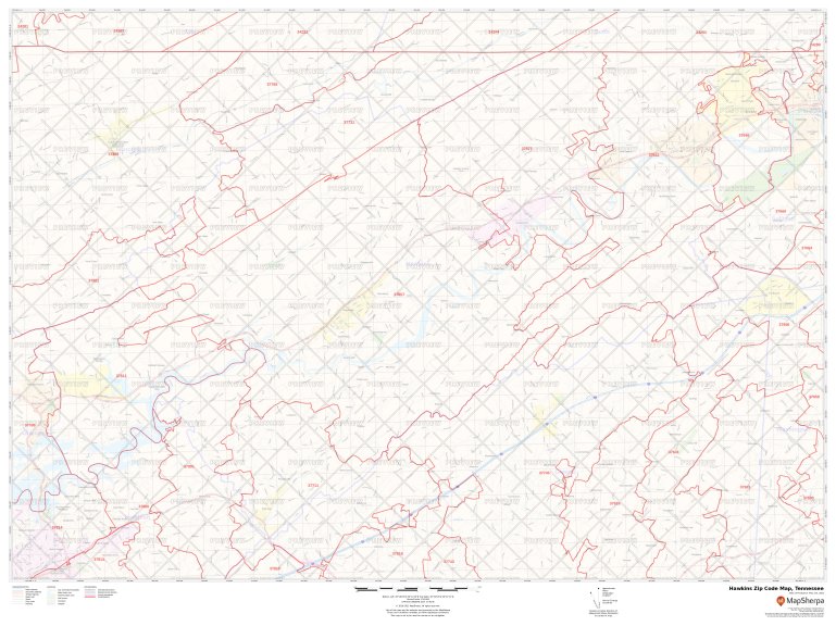 Hawkins Zip Code Map, Tennessee Hawkins County Zip Codes