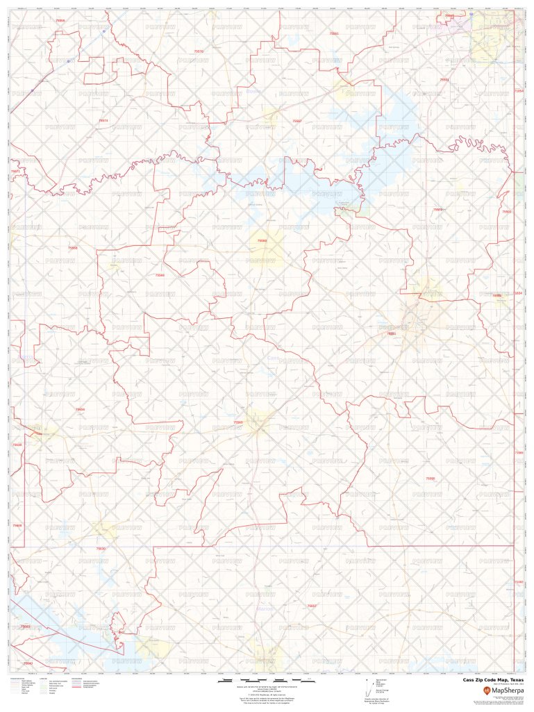 Cass Zip Code Map, Texas Cass County Zip Codes