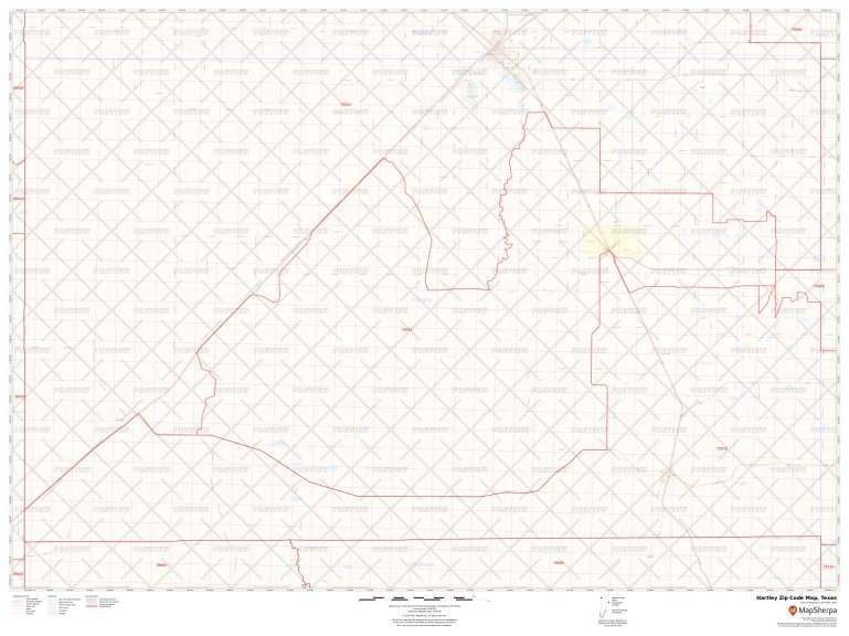 Hartley Zip Code Map, Texas Hartley County Zip Codes