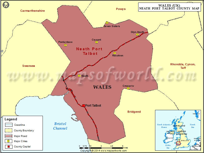 Monmouthshire Map UK Monmouthshire Map Wales