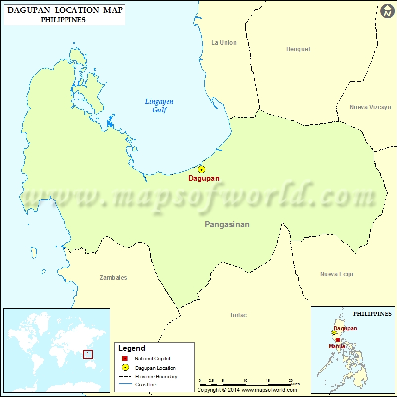 Dagupan City Road Map