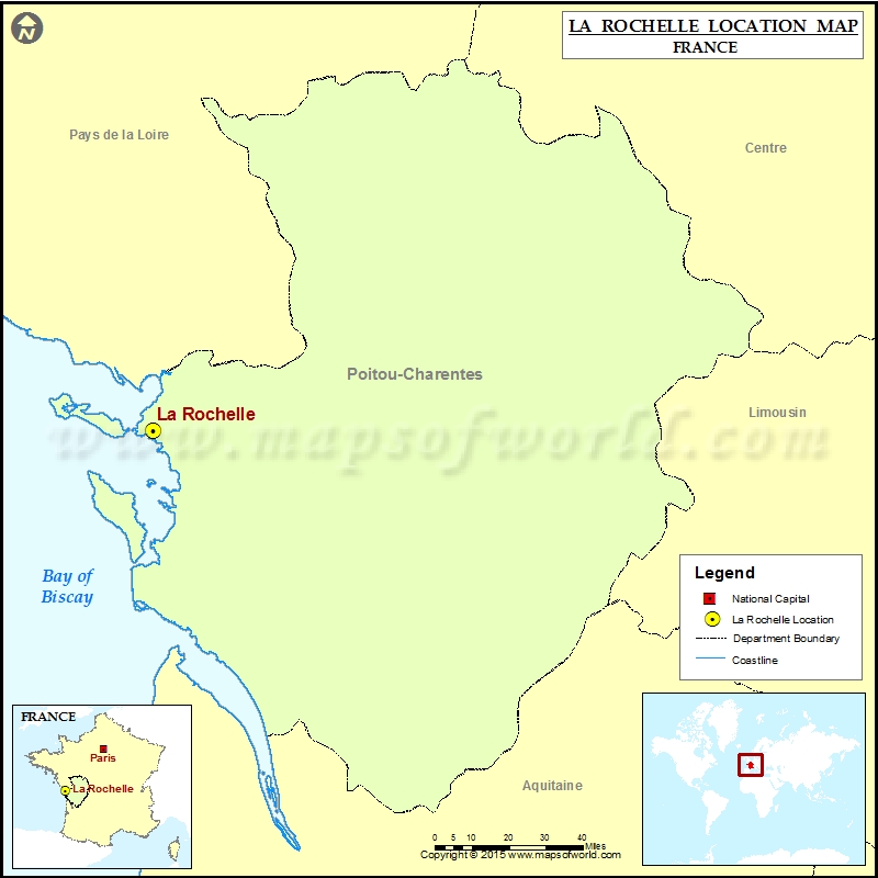 Where is La Rochelle Located in France