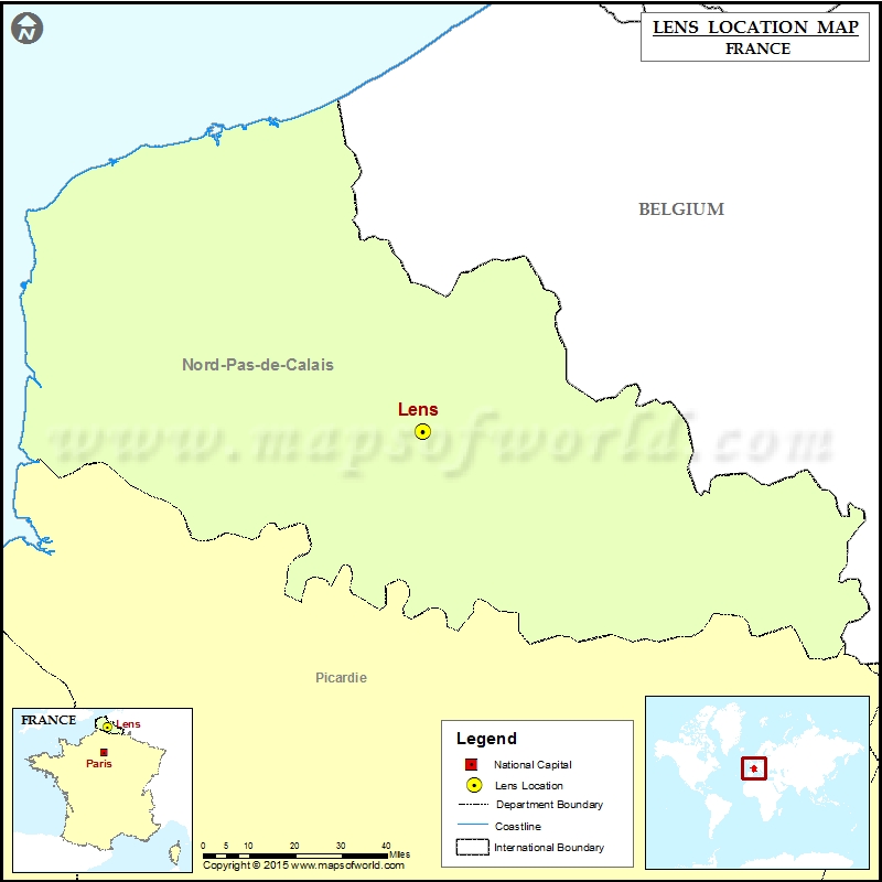 Where is Lens Located in France
