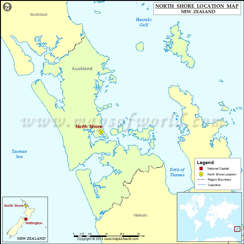 North Shore Map