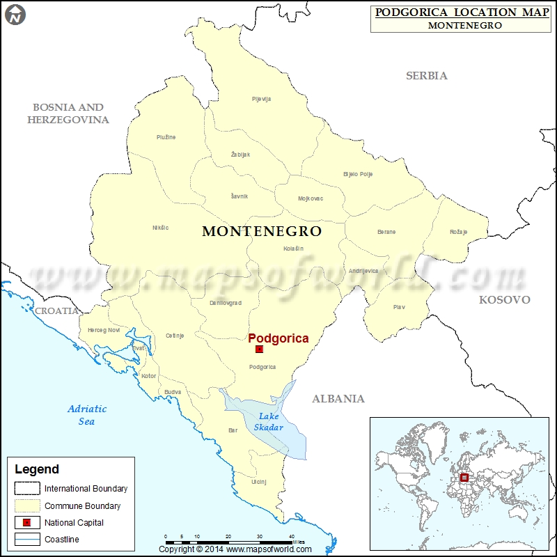 Montenegro Maps & Facts World Atlas