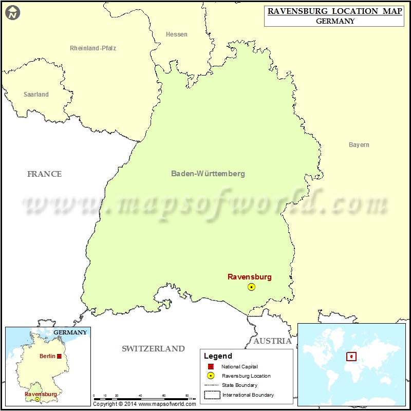 Ravensburg Karte Deutschland Where is Ravensburg Location of Ravensburg in Germany Map
