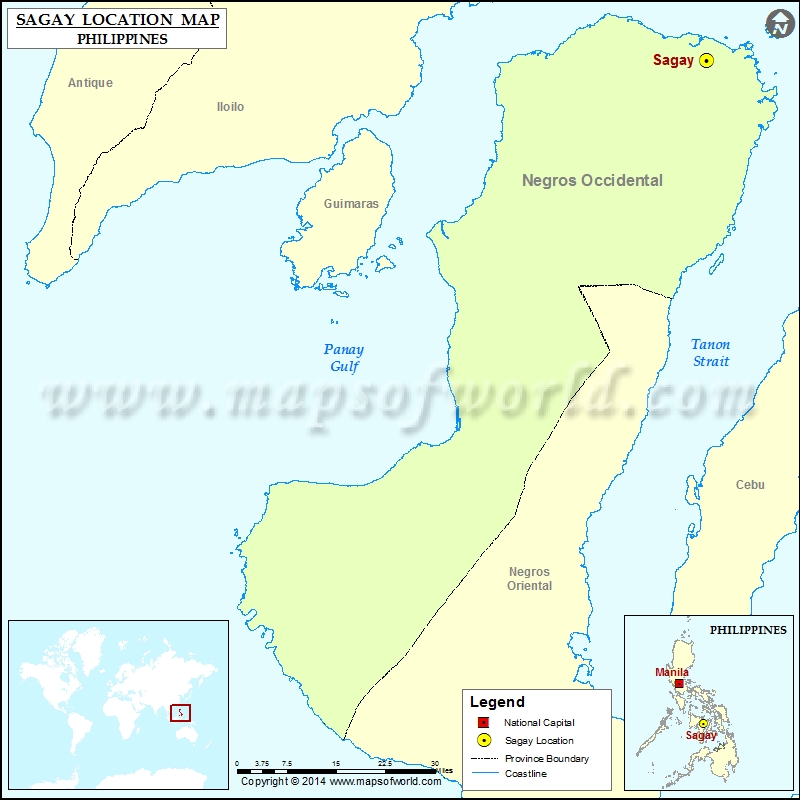 Where is Sagay Location of Sagay in Philippines Map