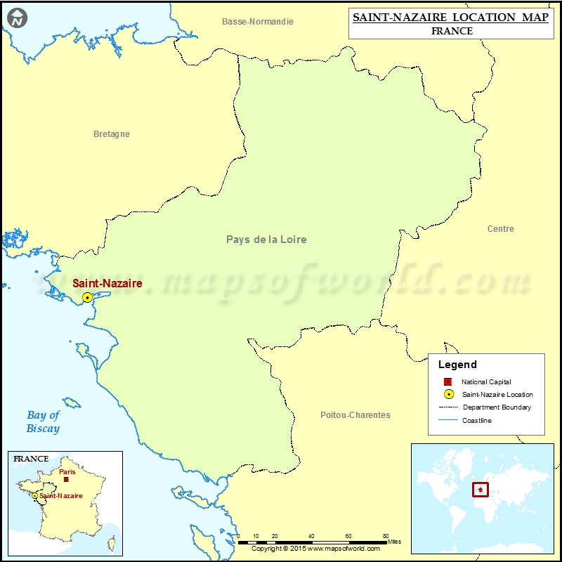 Where is SaintNazaire Located in France
