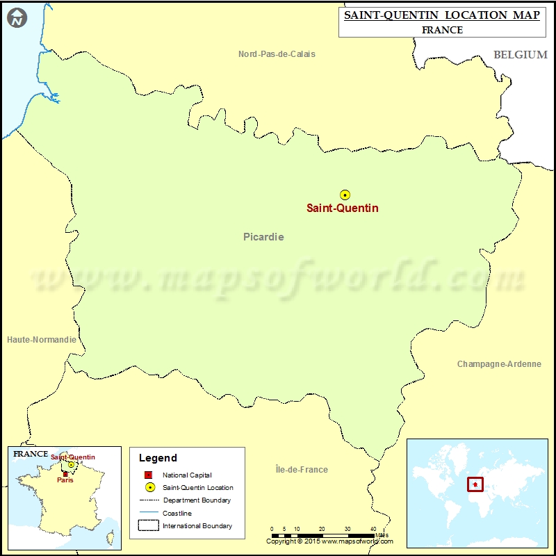 Les Points Douloureux De La Carte De France Saint Quentin Where is SaintQuentin Located in France