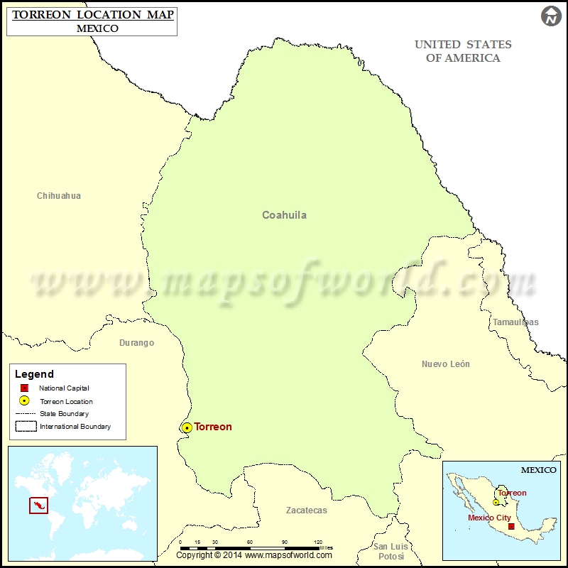Torreon Mapa De Mexico at Jesus Flores blog