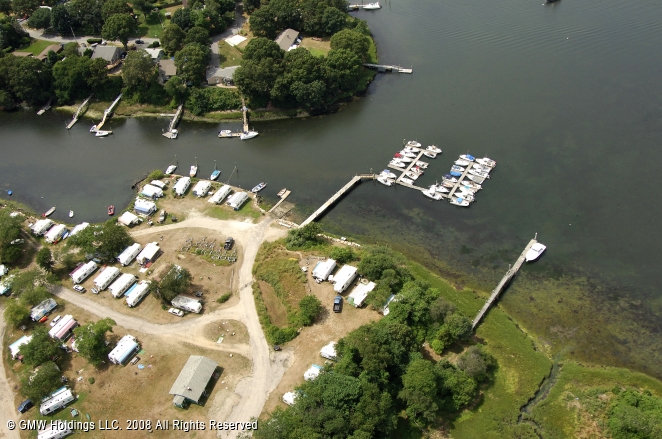 Long Cove Marina & Campground in Narragansett, Rhode Island, United States
