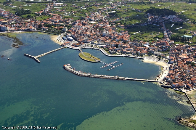 Puerto De Cambados Marina in Galicia, Spain