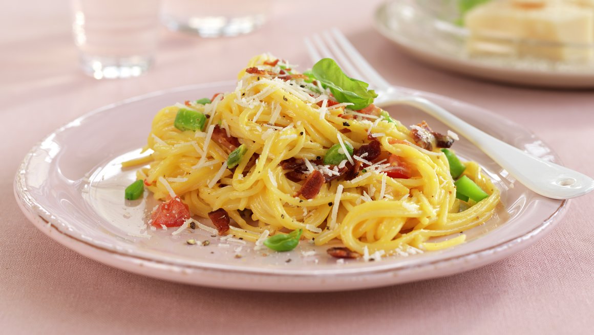 Pasta Carbonara Uten Flote