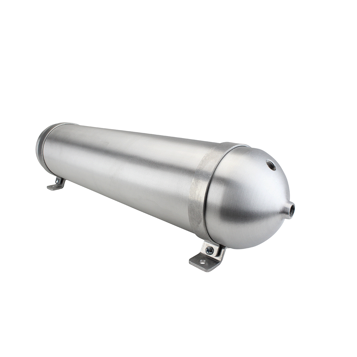ST5283801 Seamless Tanks Aluminum Air Tank 28" Length 5.562" Diameter, (4) 3/8" Ports (1) 1/4