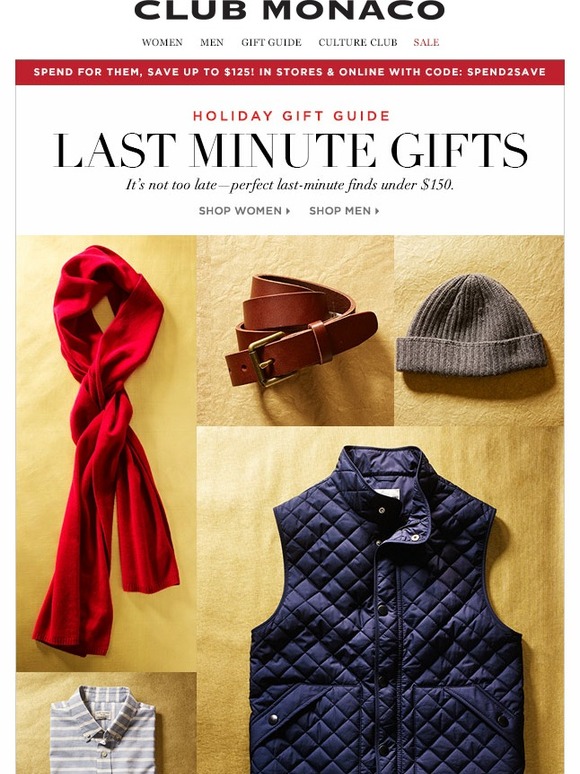 Club Monaco Spend To Get Sale Now InStore & Online! Shop The Gift