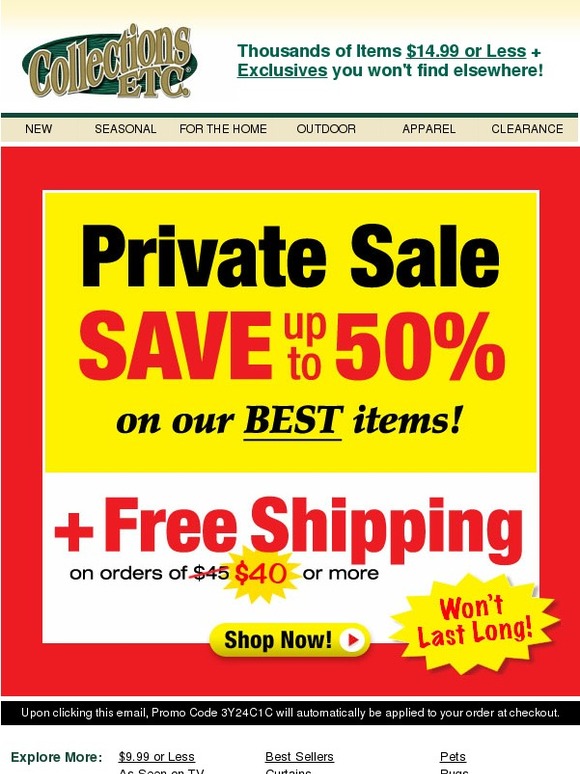 Collections Etc. {PRIVATE SALE} Specials from 3.99 Milled