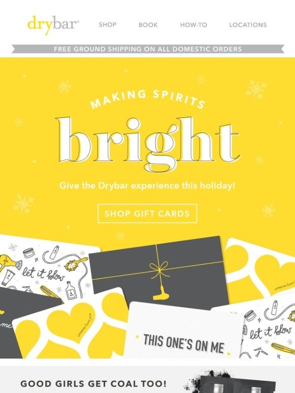 Drybar The Perfect Gift(card) 🎁 Milled