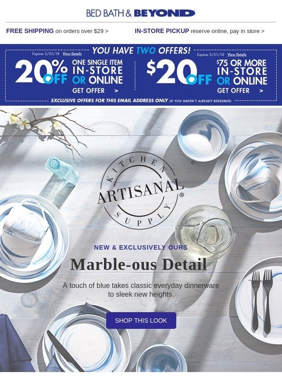 Bed Bath & Beyond 😍 The NEW collections everyone’s obsessed with & don't wait to redeem your