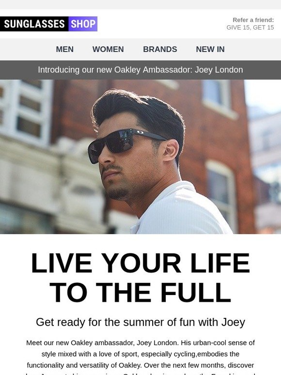 Sunglasses Shop Meet our new Oakley Ambassador Milled