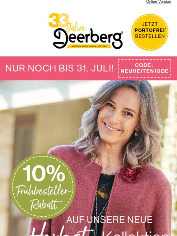 Deerberg Ihre Mode und Schuhe 💛 Meine 10 + PORTOFREI 💛 Auf alle