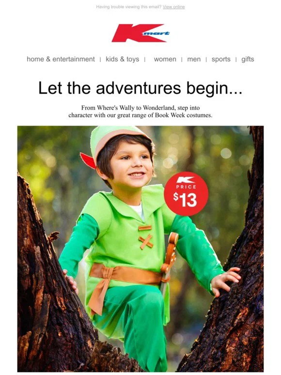 Kmart Australia Let the adventures begin! Milled