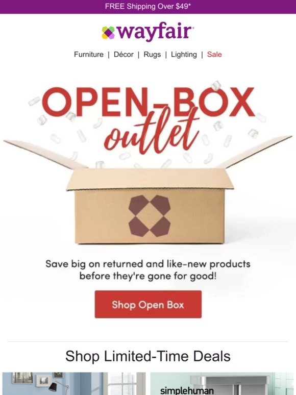 Wayfair OPEN BOX (their return, your reward) Milled