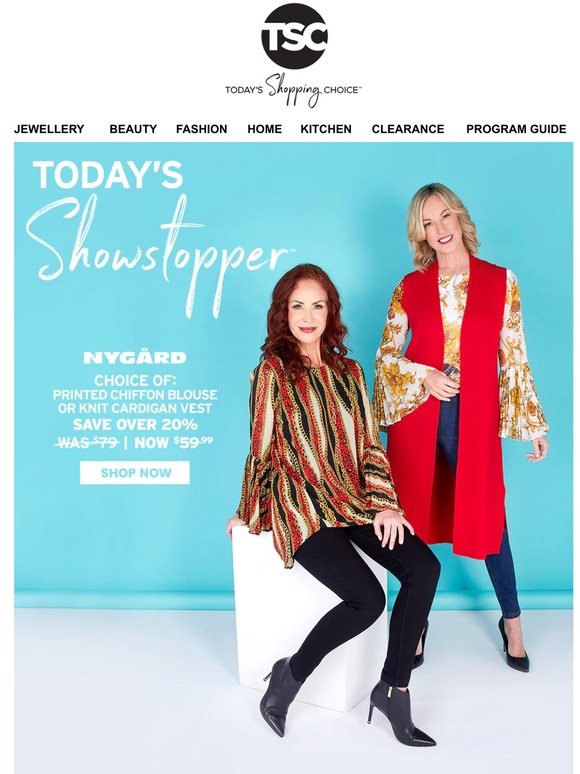 The Shopping Channel Double Today’s Showstopper™ Nygard