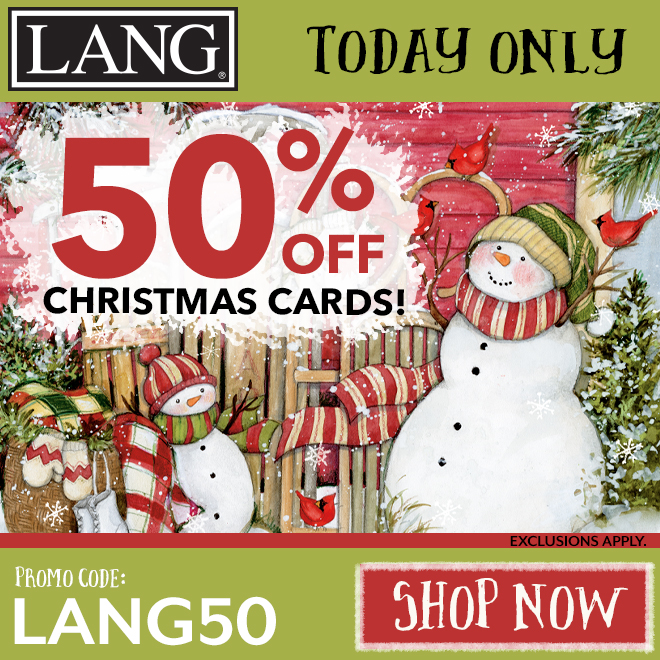 End of season clearance>> 50 Off Christmas Cards Milled