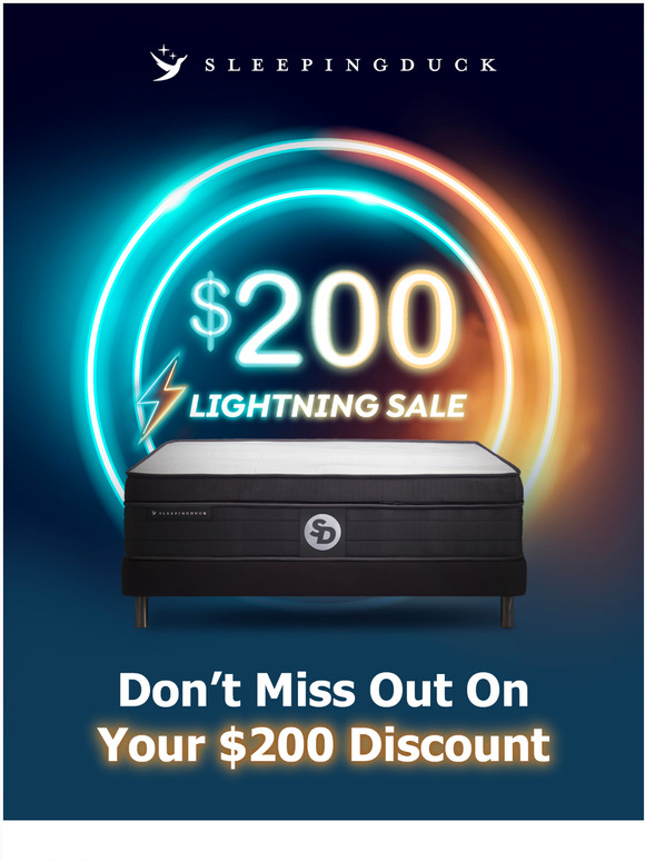 Sleeping Duck Sleeping Duck Lightning Sale 200 OFF !! Milled
