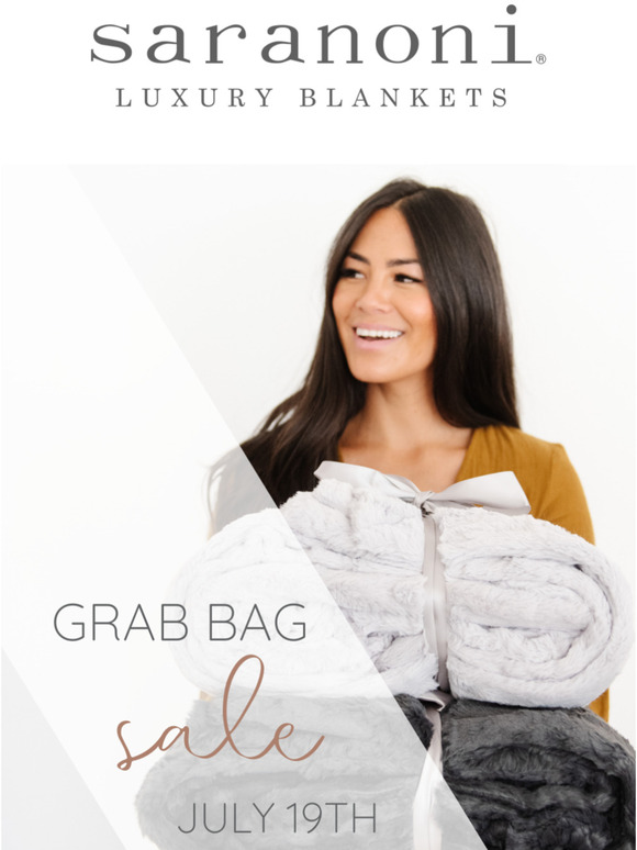 Saranoni Luxury Blankets GRAB BAG SALE Mark your calendars! Milled