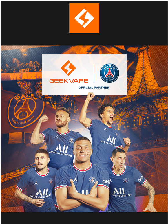 Geekvape Paris SaintGermain x GeekvapeUnprecedented Collaboration