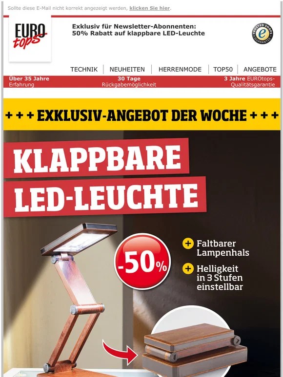 Eurotops CH Exklusiv für Abonnenten 65 Rabatt auf