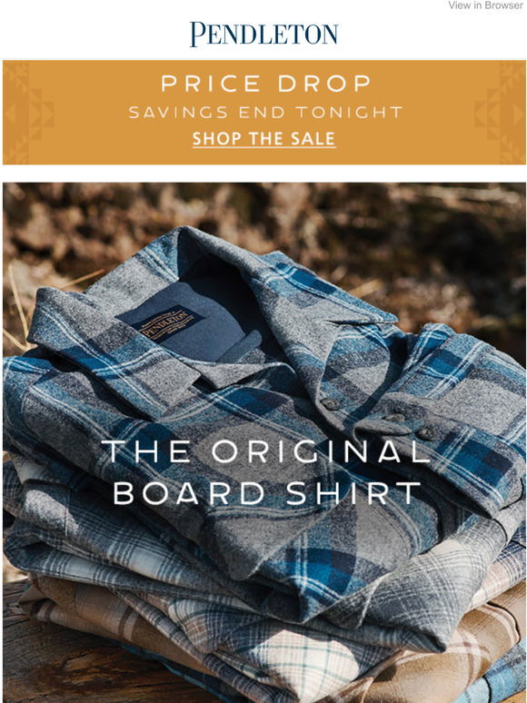 Pendleton Woolen Mills The Original Board Shirt Milled