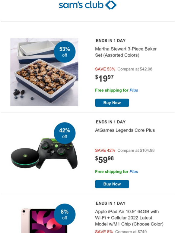 Sam's Club Wondering what today's Shocking Values are? Milled