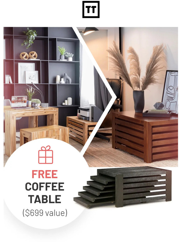 Transformer Table Multipurpose Coffee Table NOW FREE Milled