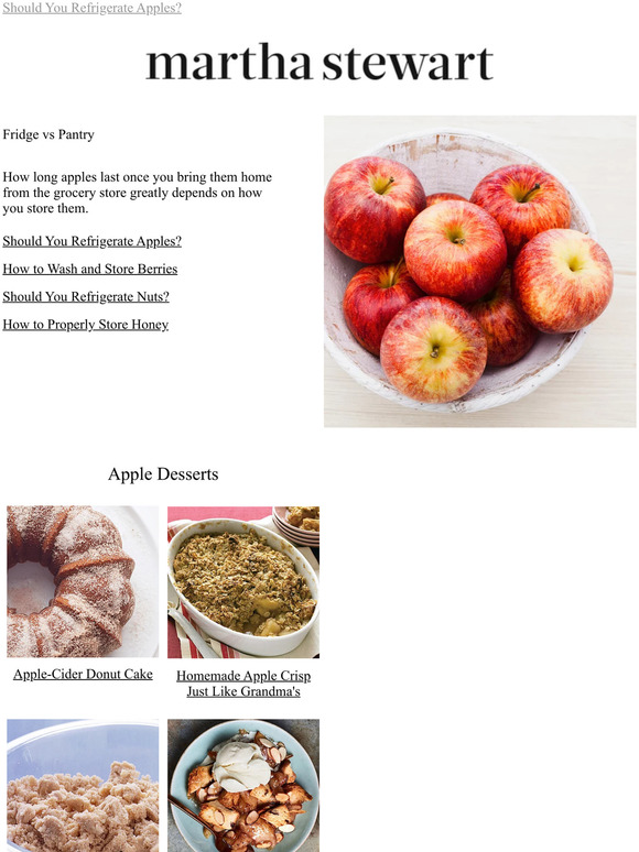 Better Homes and Gardens Should You Refrigerate Apples? Milled