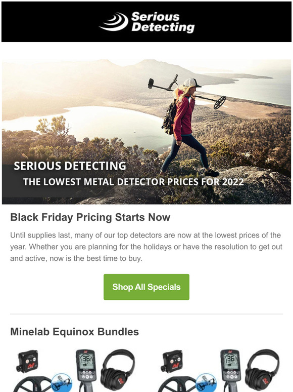 Serious Detecting The Lowest Metal Detector Prices of 2022 Milled