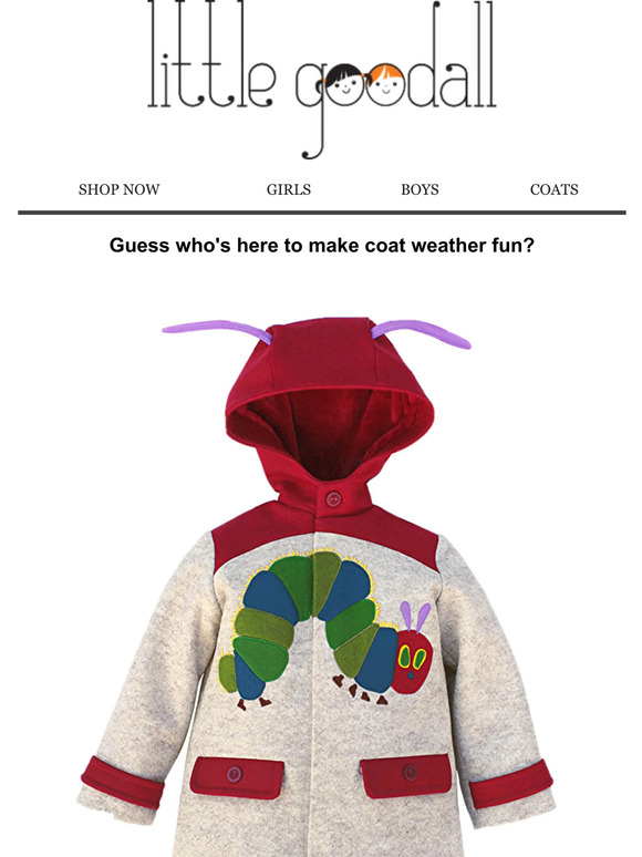 Little Goodall A much anticipated arrival for coat season The Very