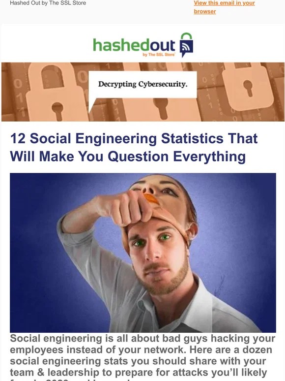 The SSL Store 12 Social Engineering Statistics That Will Make You