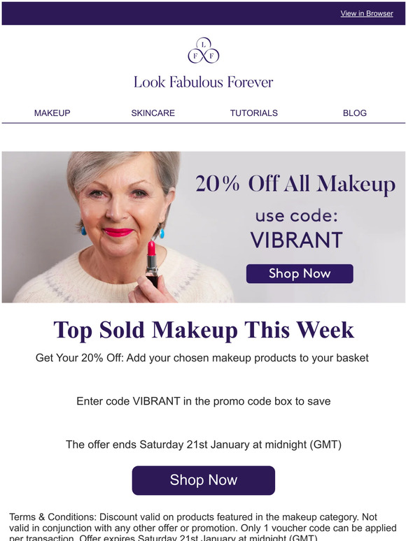 Look Fabulous Forever Hurry, Last Chance To Redeem Your Offer 💄 Milled