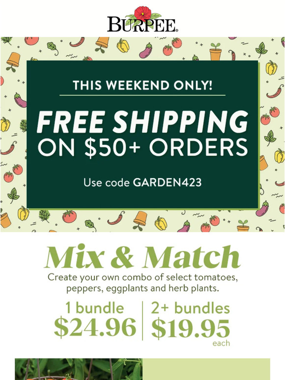 Burpee Gardening Planting time is here Milled