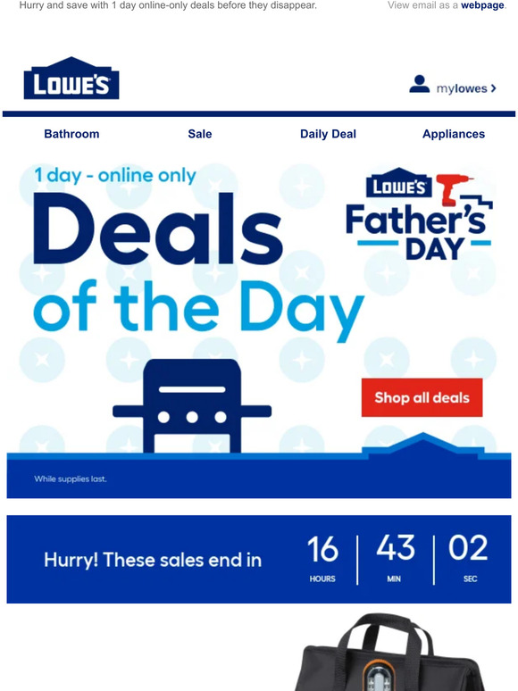 Lowes Email Newsletters Shop Sales, Discounts, and Coupon Codes