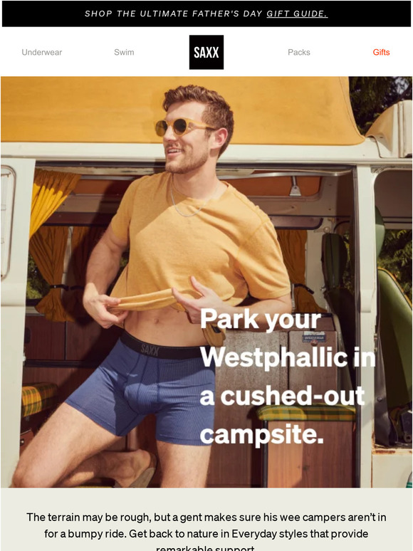 SAXX Underwear Email Newsletters Shop Sales, Discounts, and Coupon Codes