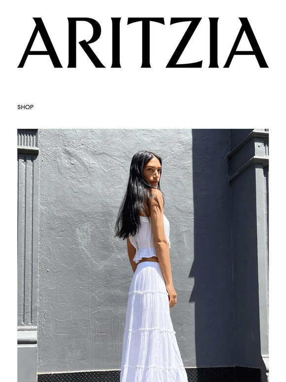 Aritzia Email Newsletters Shop Sales, Discounts, and Coupon Codes