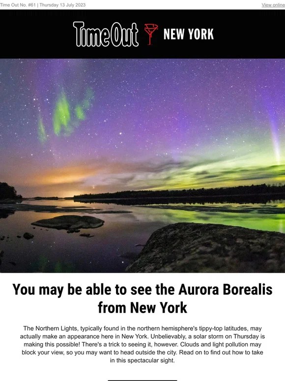 Time Out How to see the Northern Lights in NYC Milled