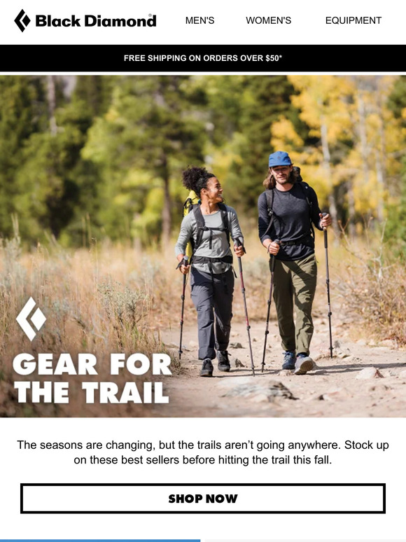 Black Diamond Equipment Ready for Fall Hiking? Milled