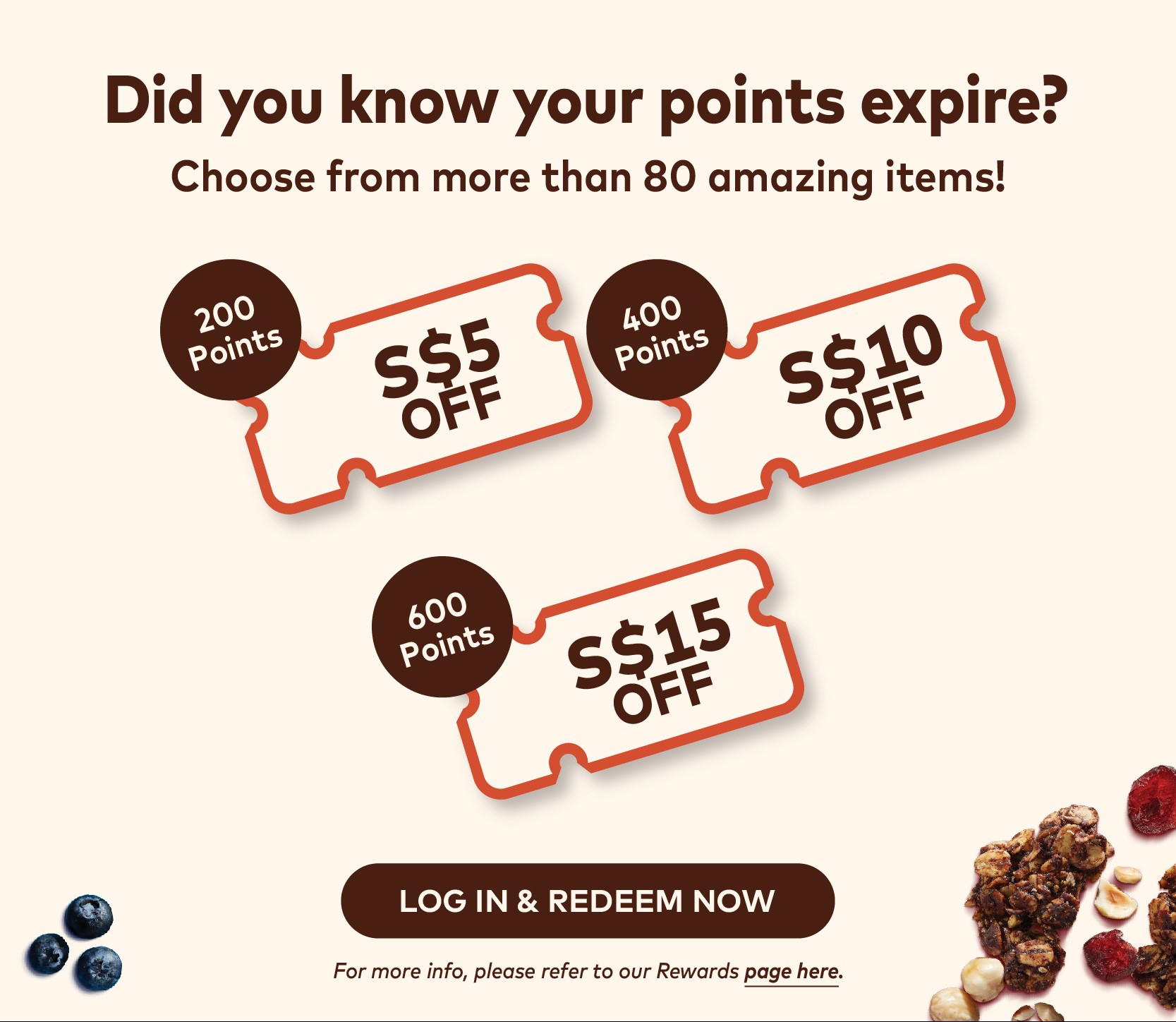 Amazingraze Did you know your points expire? 😨 Milled