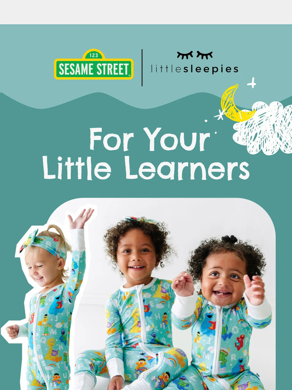 Little Sleepies Have You Seen the Sesame Street Drop?! 👀📚 Milled